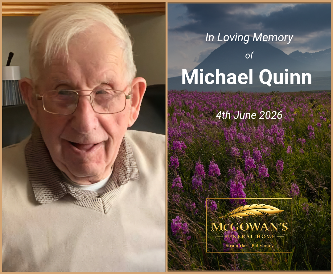 Death Notice of Michael (Mick) Quinn (Ballybofey, Donegal) | rip.ie